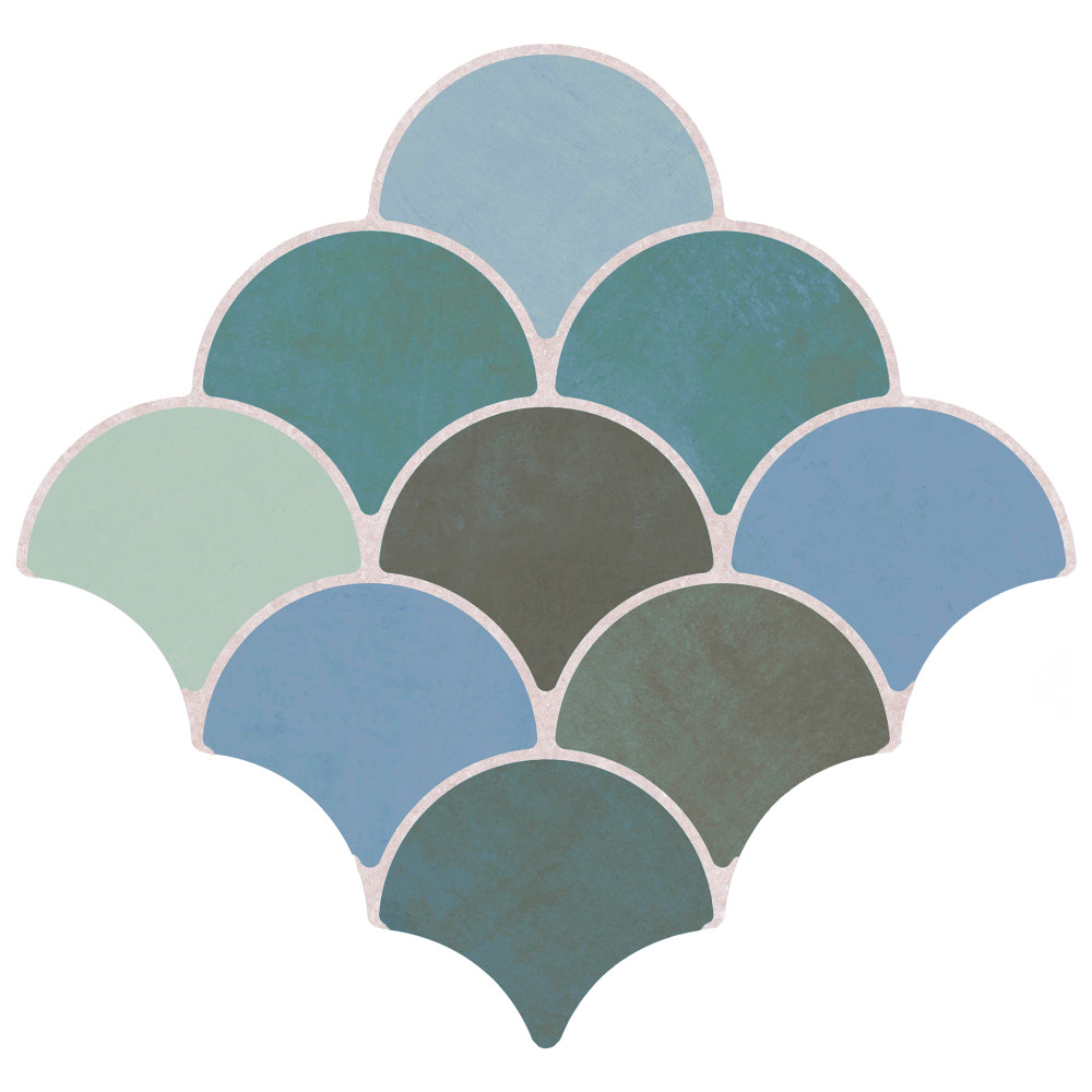 Scala Garden 12-1/8 in. x 12-1/8 in. Porcelain Floor and Wall Tile