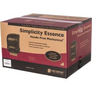 SAJT7400TBK, San Jamar, Simplicity Essence, Mechanical Roll Towel Dispenser, Black Pearl