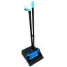 Impact, Blue/Black, 11.5", Dust Pan with Broom