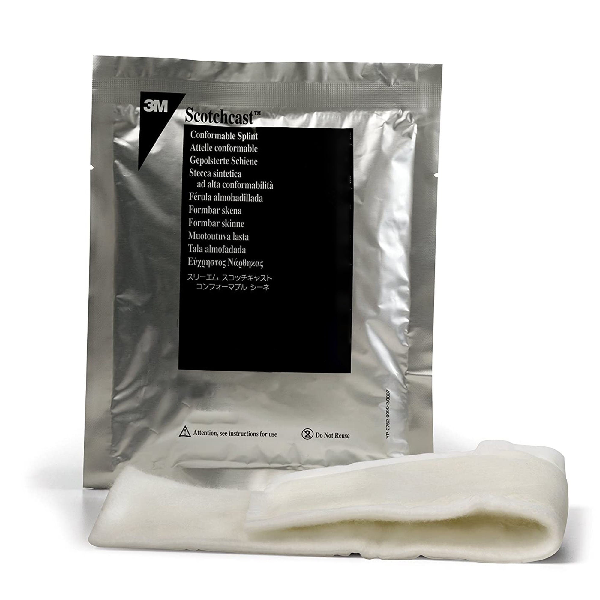 3M™ Scotchcast™ Quick Step Double Sided Felt Padded Precut Splint, 2 x 10 Inch