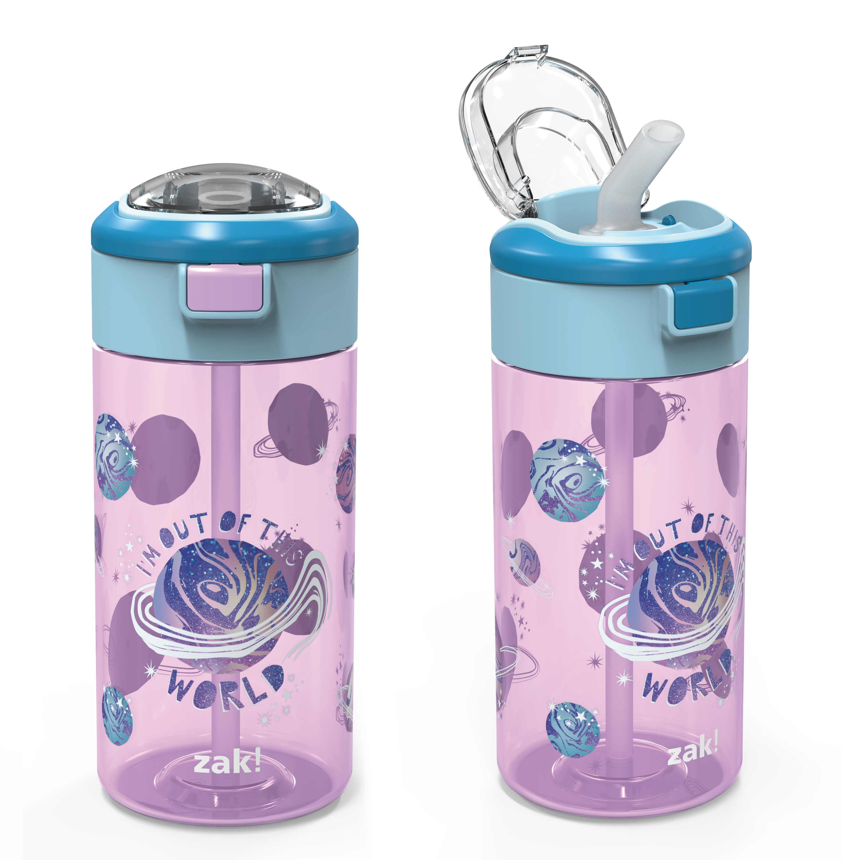 Genesis 18 ounce Water Bottles, Planet, 2-piece set slideshow image 5 Genesis 18 ounce Water Bottles, Planet, 2-piece set slideshow image 5