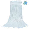 ABCO, Rayon Cut-End Wet Mop Head with 1.25" Headband, 14 oz, White