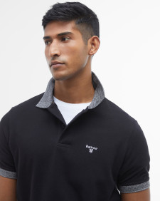 Marlton Tailored Short-Sleeved Polo Shirt Classic Black