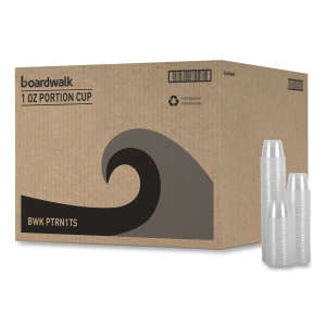 Boardwalk, Soufflé/Portion Cups, 1 oz, Polypropylene, Clear