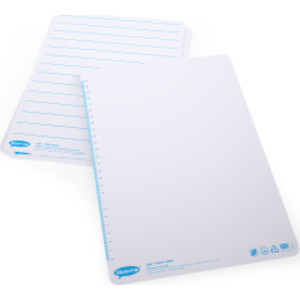 A4 Dry Erase Whiteboards, Lined/Plain, Pack of 10