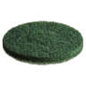MotorScrubber,  Scrubbing Round Floor Pad, 7.5", Green