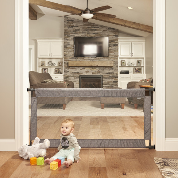 Soft and Wide Baby Gate Safety