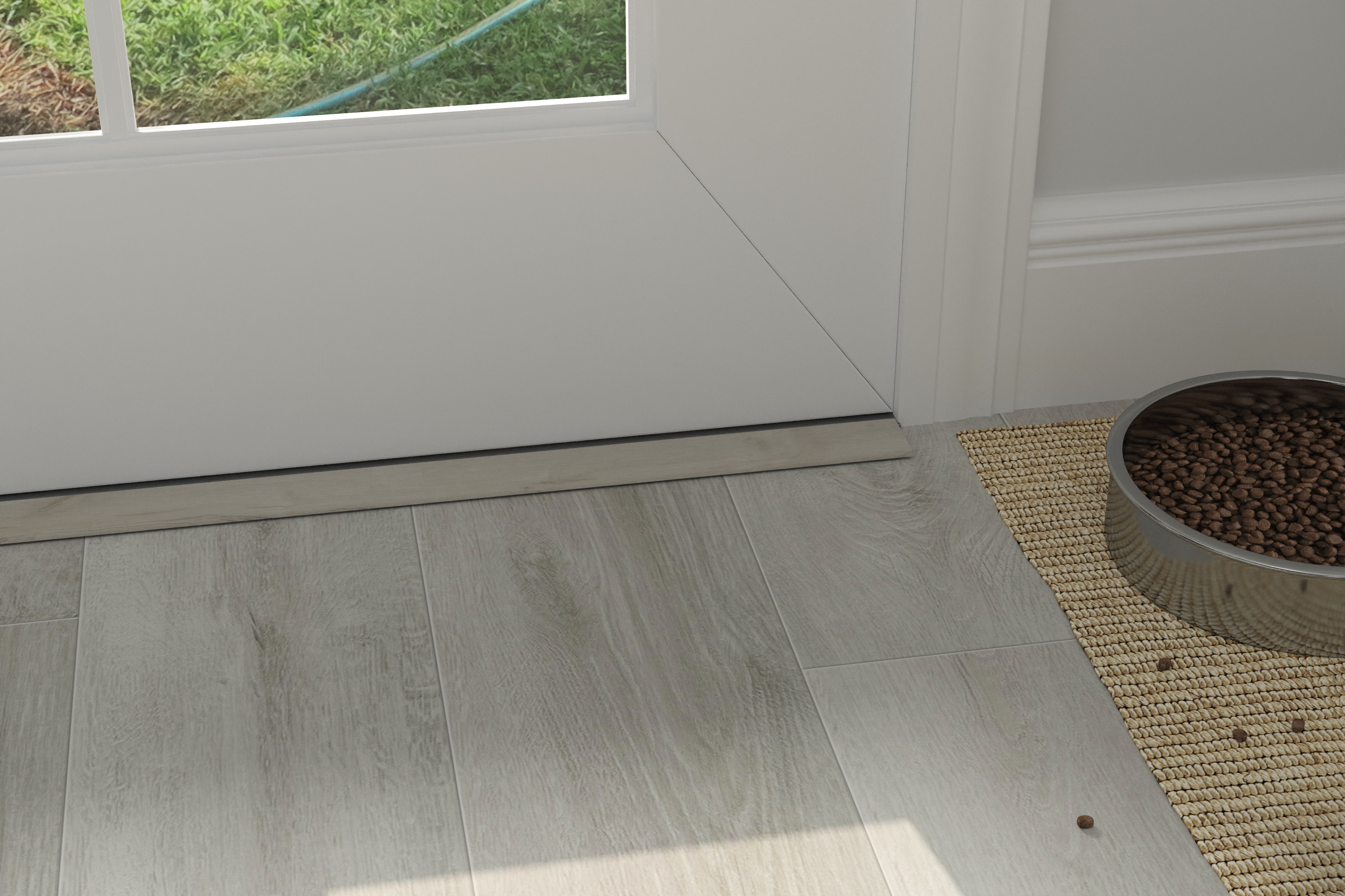 White Aspen Cali Vinyl Threshold view 2