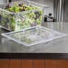 Half-size Super Pan® solid clear polycarbonate cover