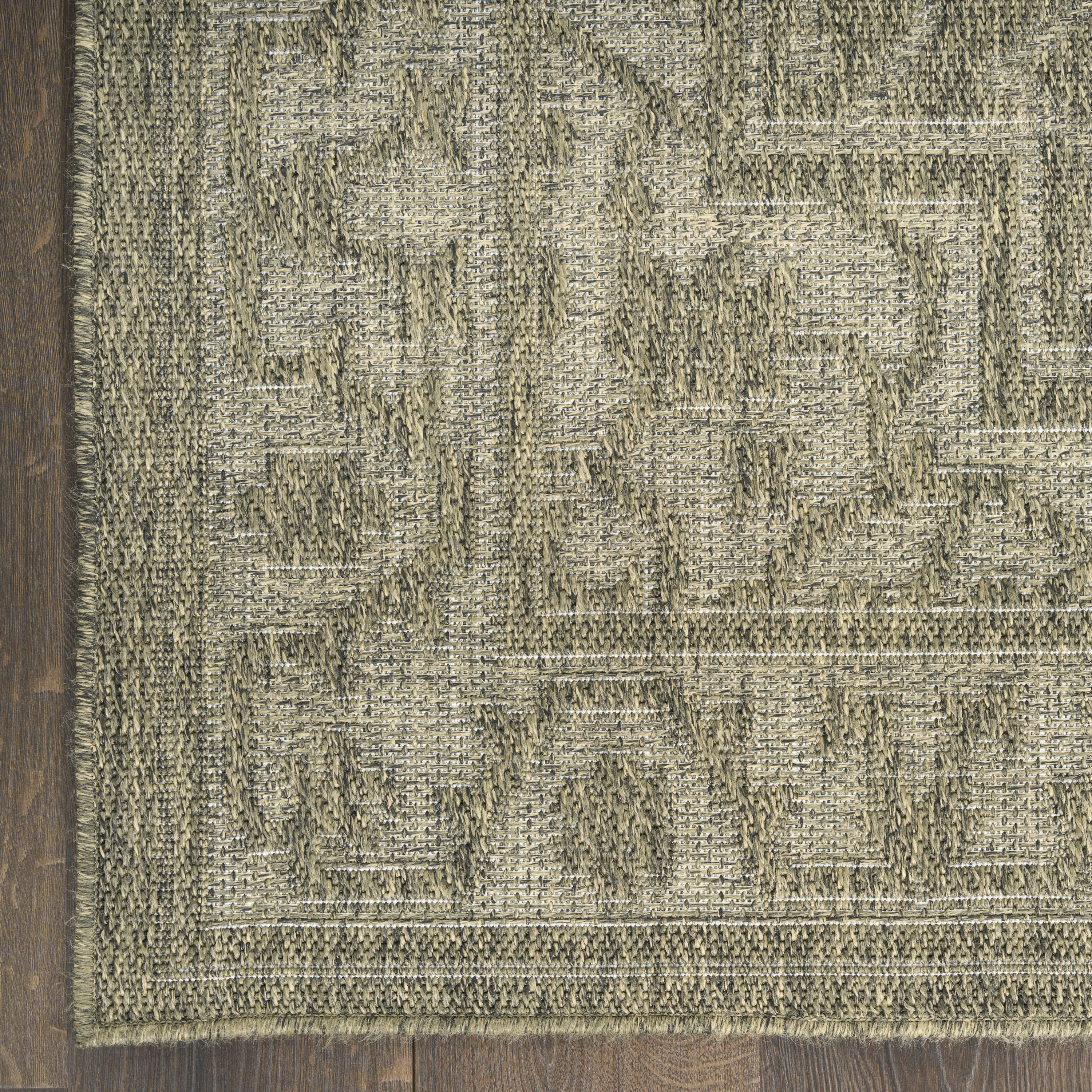 Nourison Tulum 8' x 10' Olive Outdoor Rug