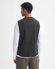 Gilet/fodera in pile caldo con cerniera 