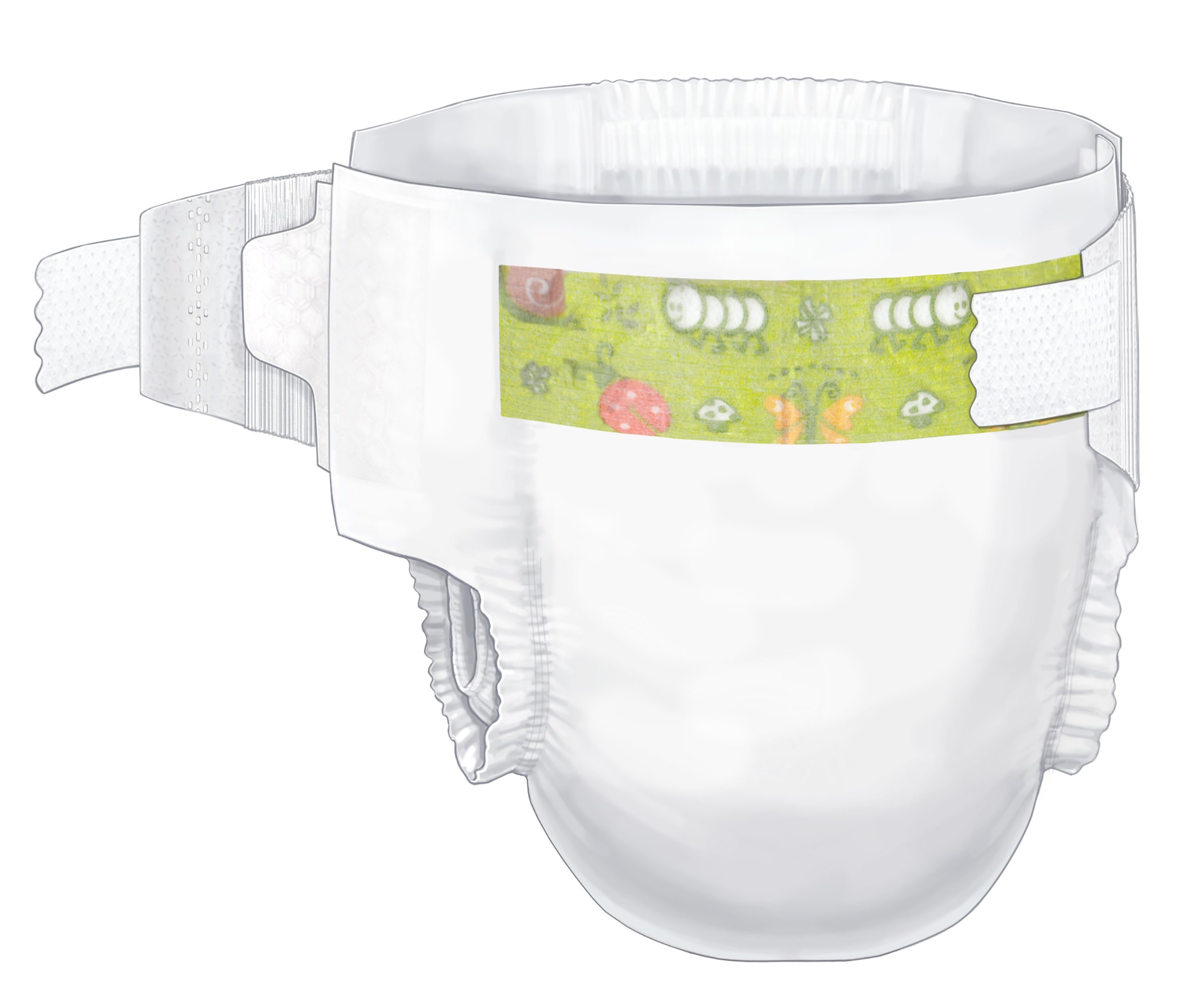 Curity Unisex Baby Diapers, Heavy Absorbency, Disposable, Size 3, 16  28 Lbs MK 724688