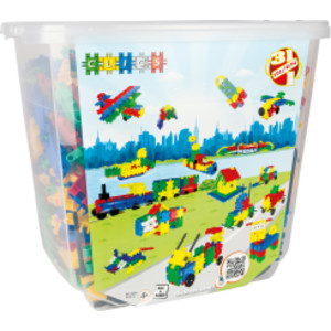 Clics Building Blocks Bucket, 850 Pieces