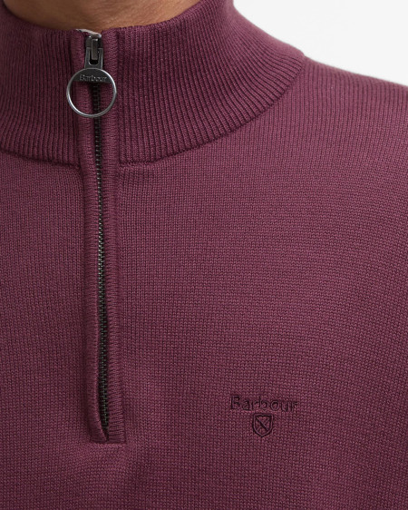 Cotton Half-Zip Jumper