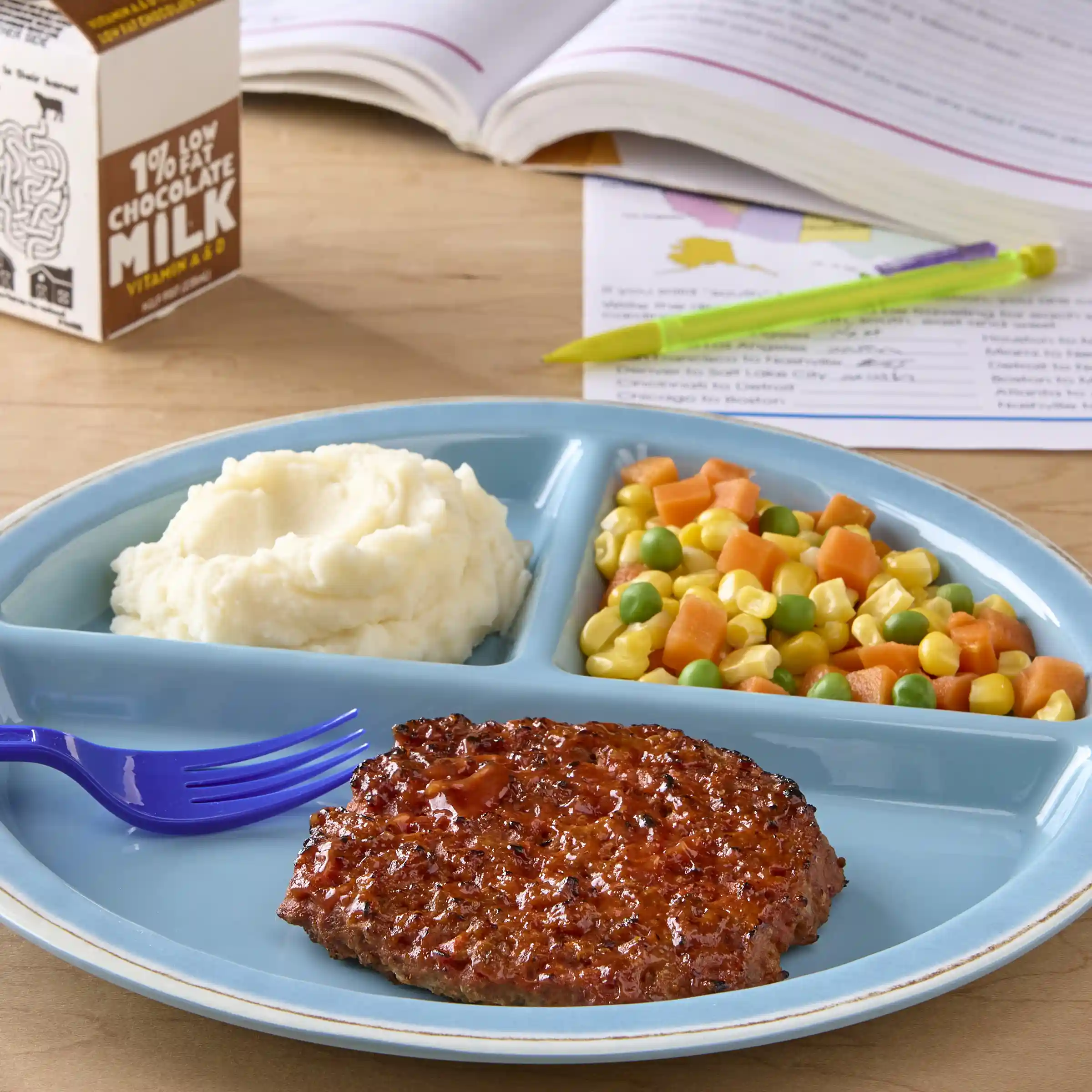 AdvancePierre™ Fully Cooked Beef Meatloaf Topped with Ketchup, 3.00 oz_image_2