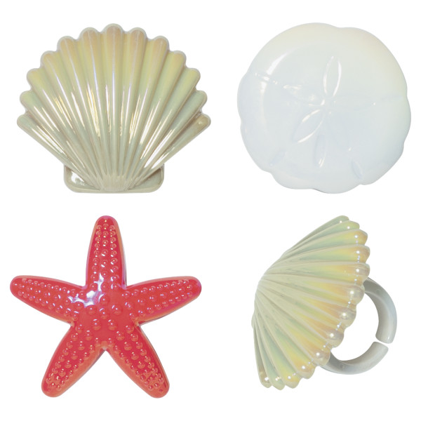 Sea Shell Cupcake Rings