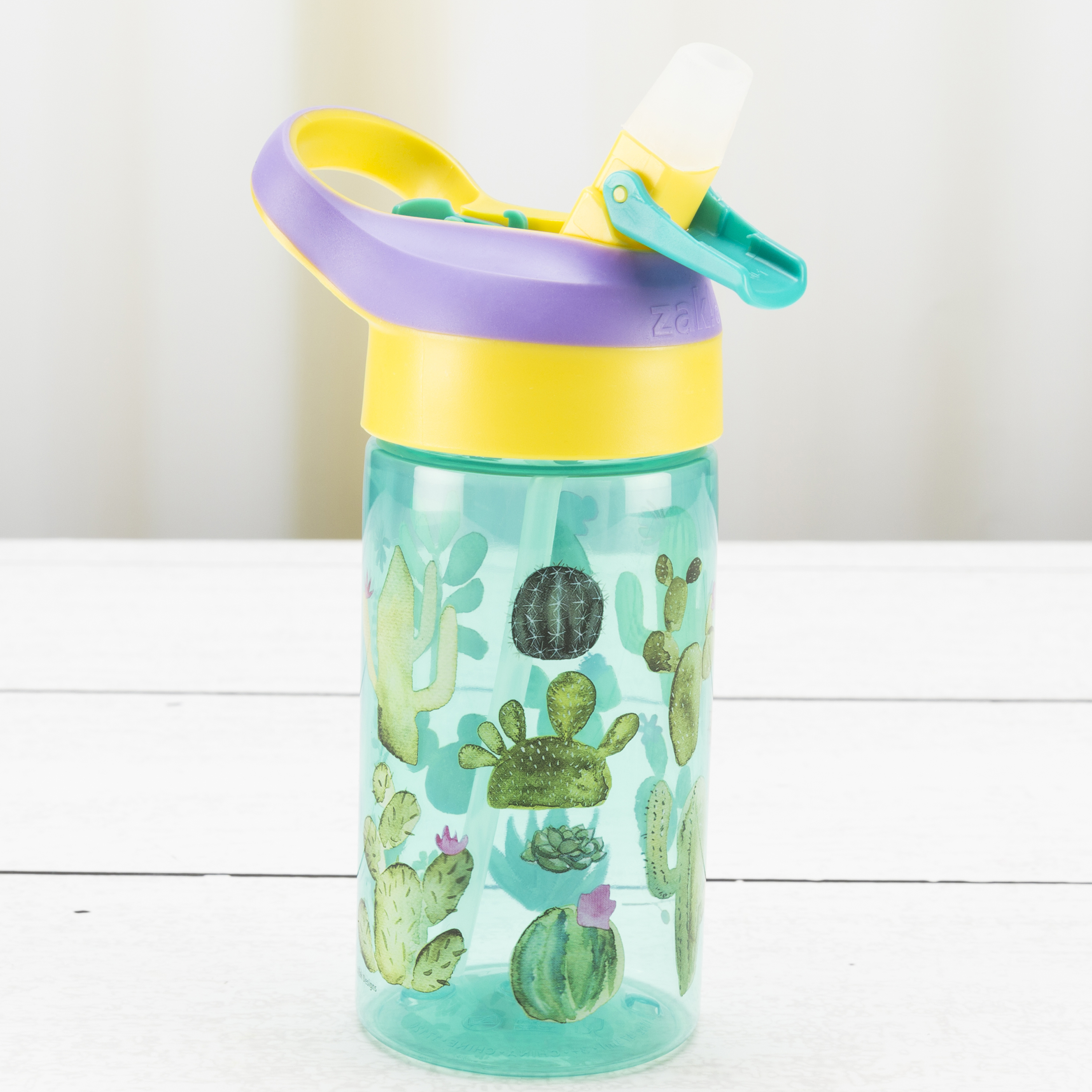 Zak Hydration 16 ounce Water Bottle, Cactus and Flamingos, 2-piece set slideshow image 4 Zak Hydration 16 ounce Water Bottle, Cactus and Flamingos, 2-piece set slideshow image 4