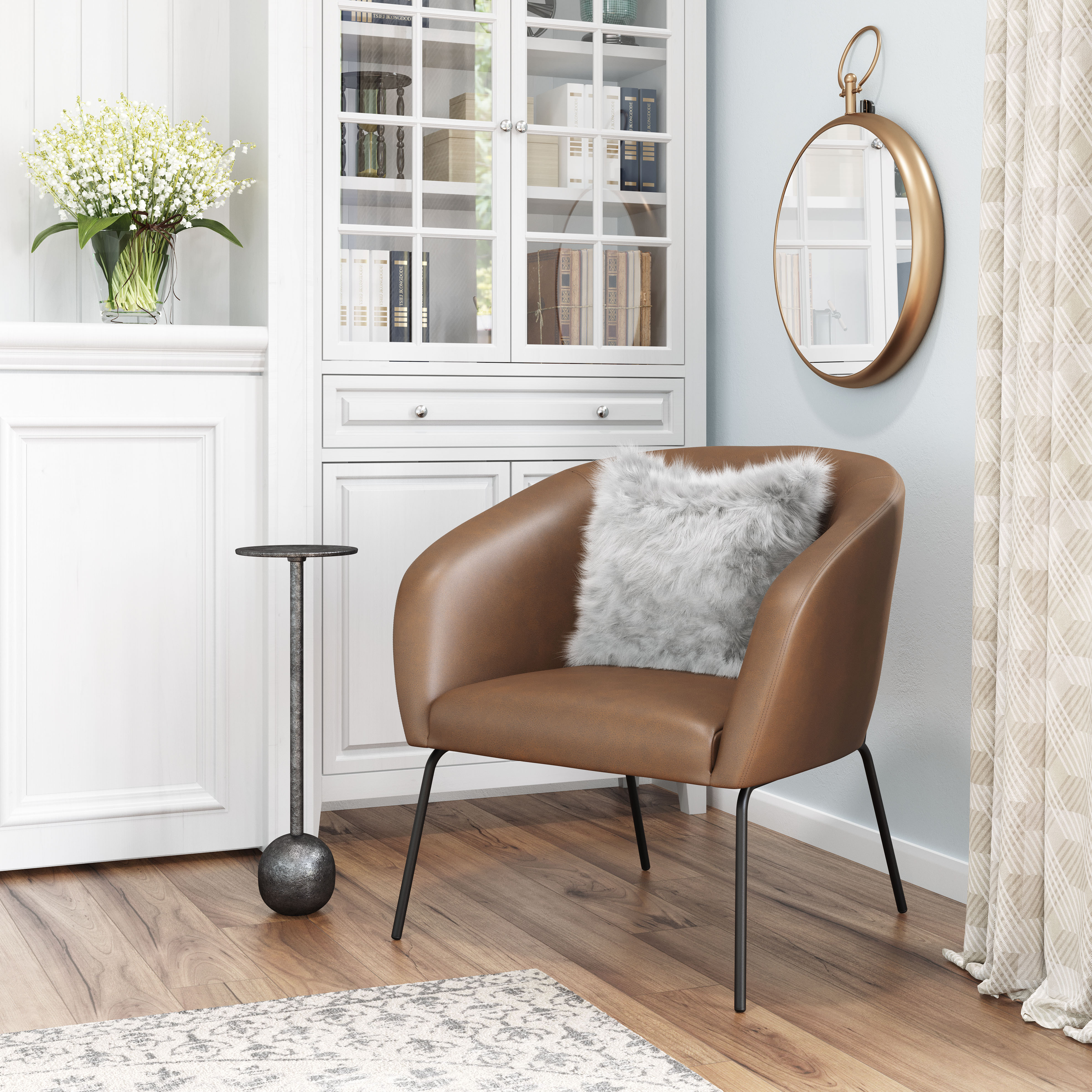Quinten Accent Chair Vintage Brown product image