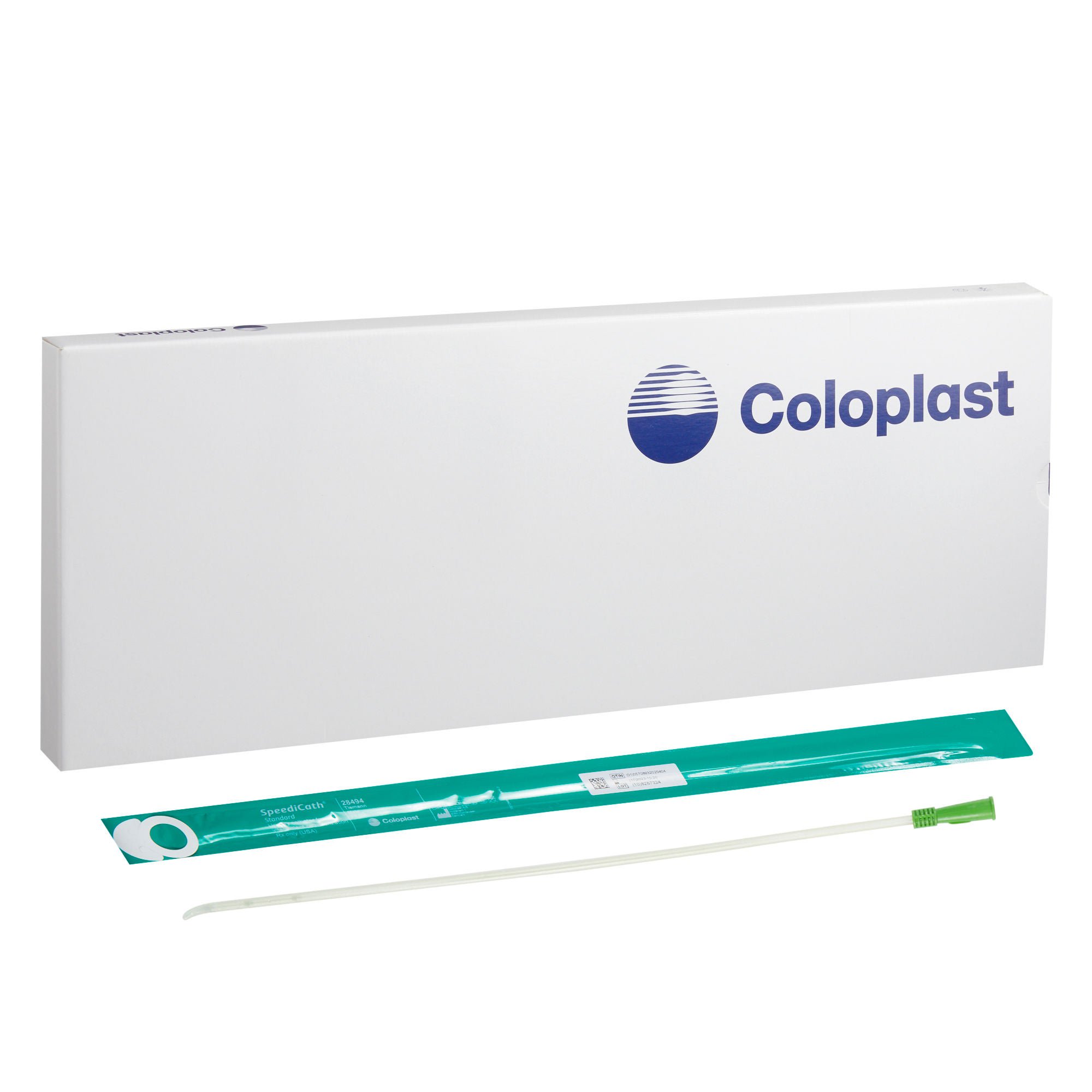 SpeediCath® Hydrophilic Male Catheter, 14 Fr., Tapered Coudé Tip