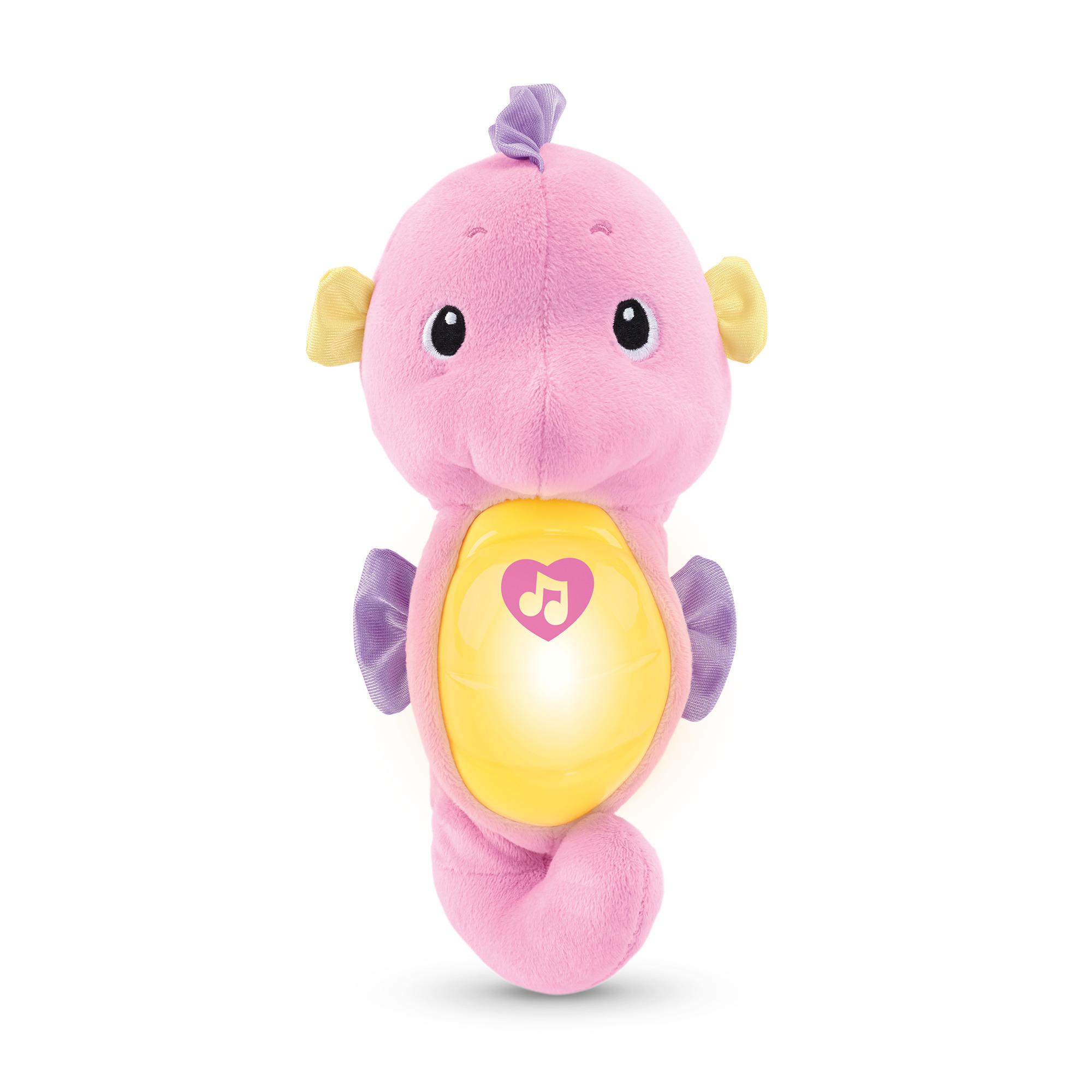 Fisher-Price Soothe & Glow Seahorse, Pink, with Lights & Sounds