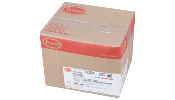 Tyson Red Label® Fully Cooked All Natural* Battered Leg Meat Pieces_image_5
