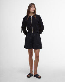 Priya Knitted Bomber Jacket Classic Black