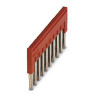 Terminal Block Plug-in Bridge Red 10-Position 5.2 mm Pitch