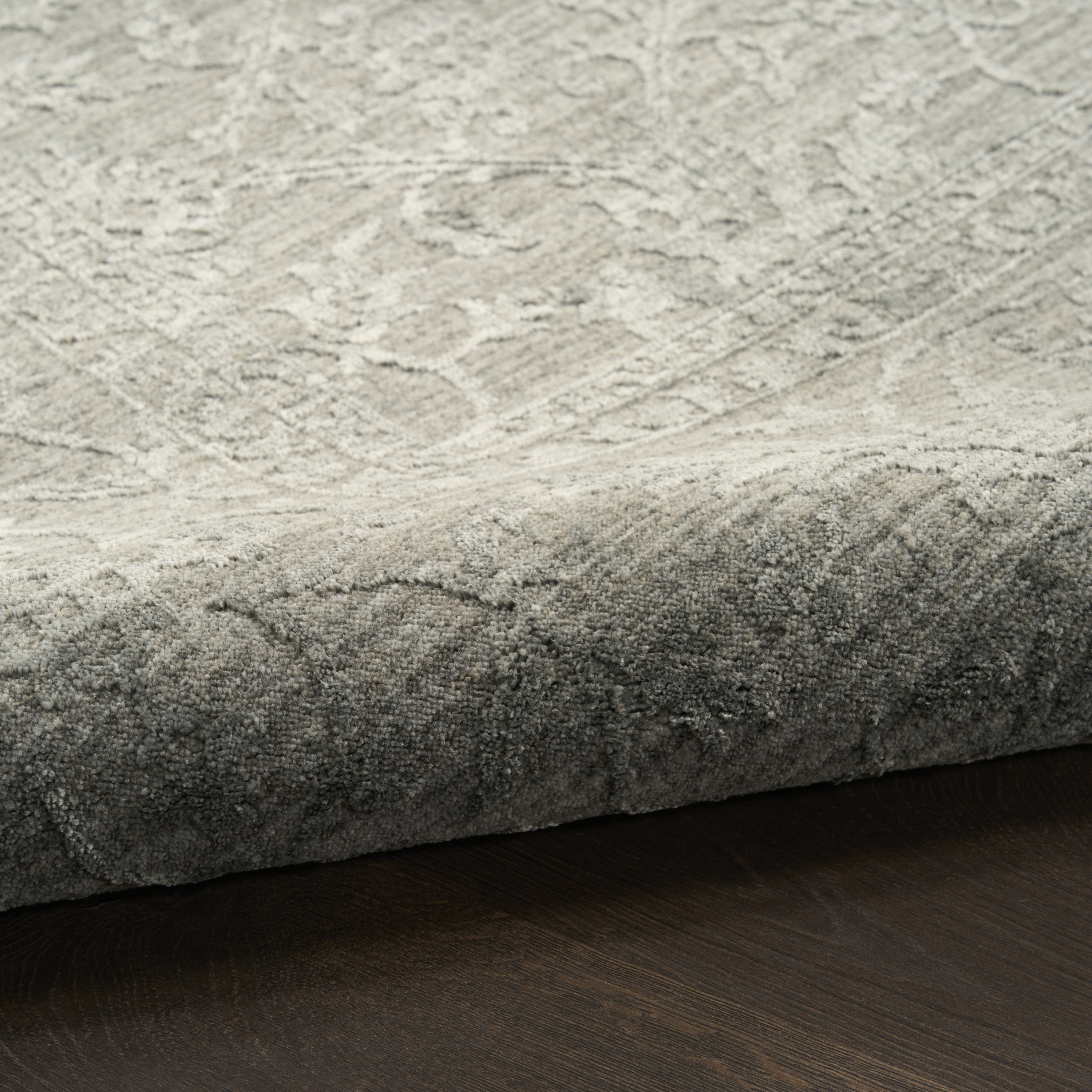 Nourison Moonlit 5'3" x 7'6" Slate Vintage Indoor Rug