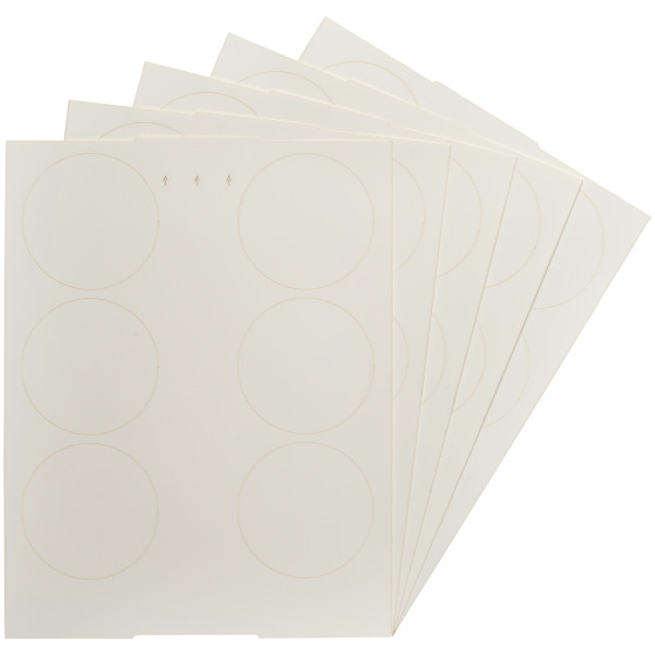 PhotoCake® ColorCanvas™, 3" Circles Made Simply™ PhotoCake® Edible Paper