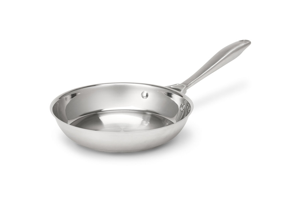 11-inch Intrigue® stainless steel fry pan with natural finish