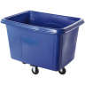 Rubbermaid Commercial, Standard, Cube Truck, 8 cu ft, Blue