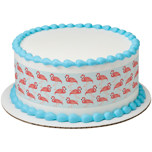 Flamingo PhotoCake® Edible Image® Strips