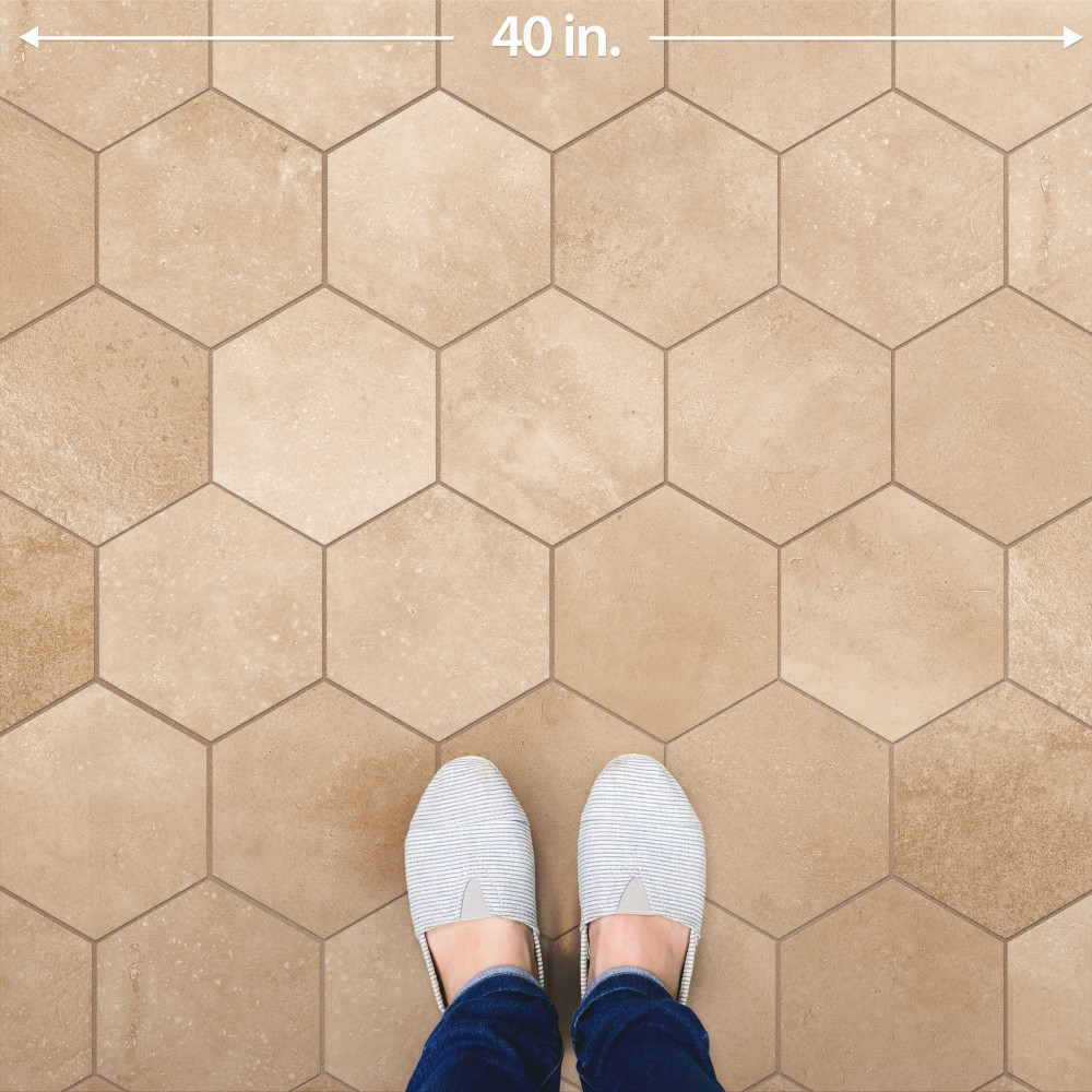 Atlas Hex Cotto 8-5/8 in. x 9-7/8 in. Porcelain Floor and Wall Tile