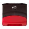 Tork, W4 Performance,  Folded Wiper Dispenser, Black/Red