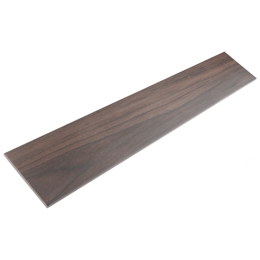 Mt Royale Walnut 6 in. x 35-1/2 in. Porcelain Floor and Wall Tile