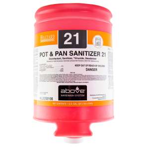 Hillyard, Above® Pot & Pan Sanitizer 21,  1 gal Bottle