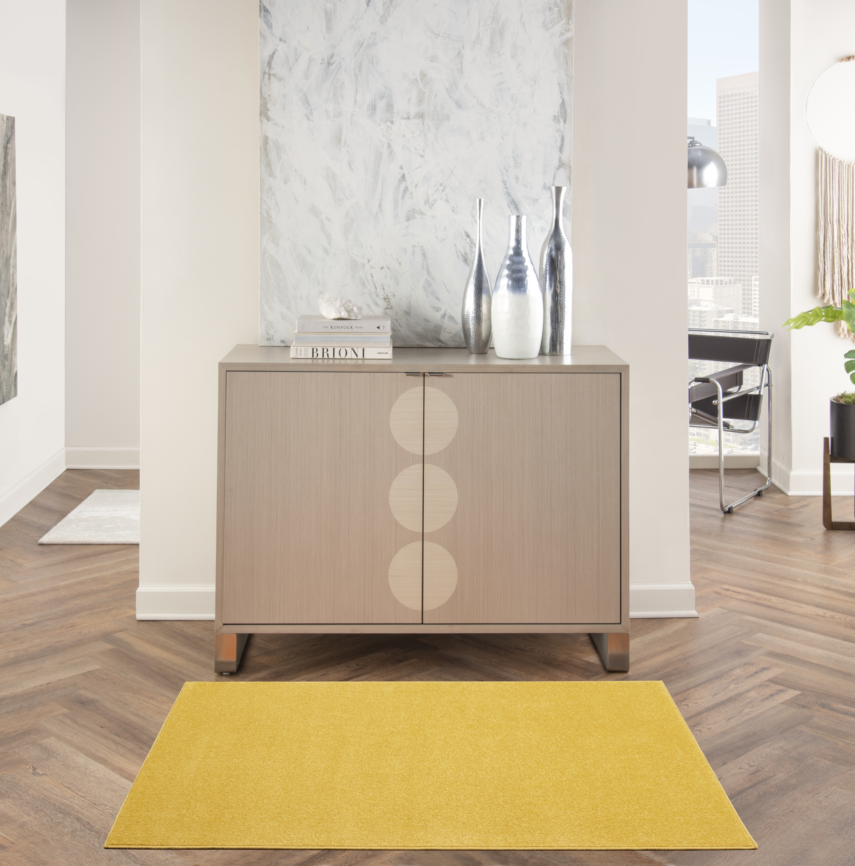 Nourison Nourison Essentials 3' x 5' Yellow Outdoor Rug