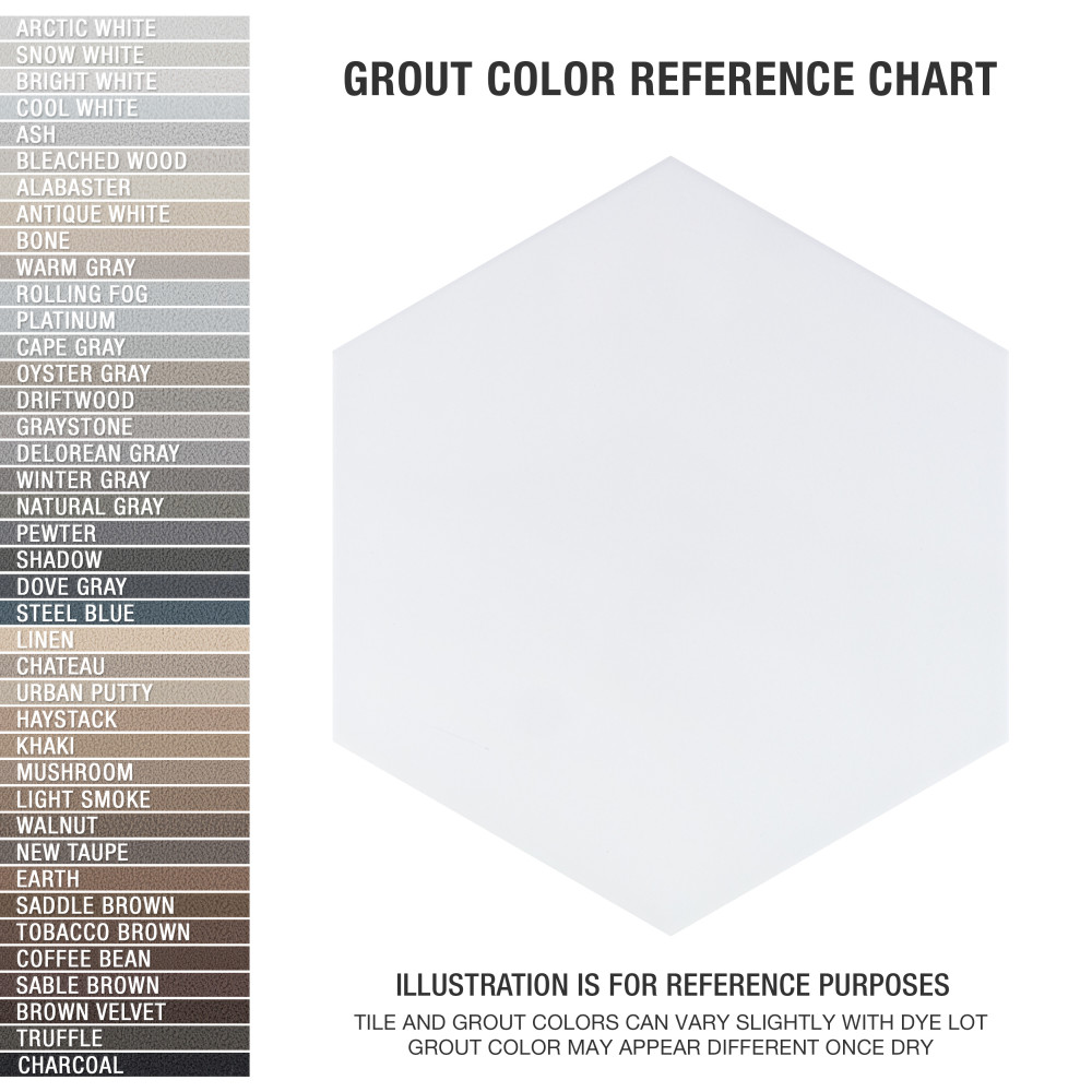 Horizon Hex Blanco 7-3/4 in. x 9 in. Porcelain Floor and Wall Tile