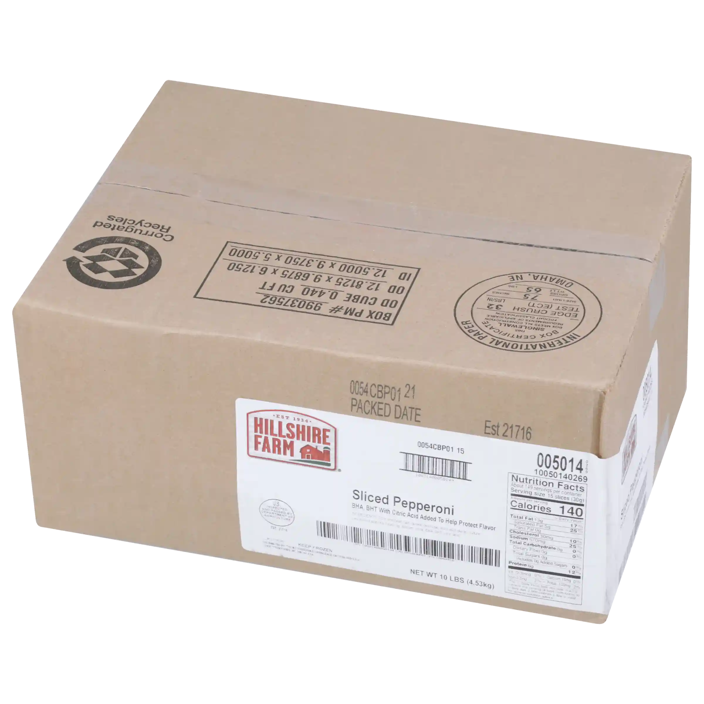 Hillshire Farm® Sliced Pepperoni, 14 slices per oz. _image_5