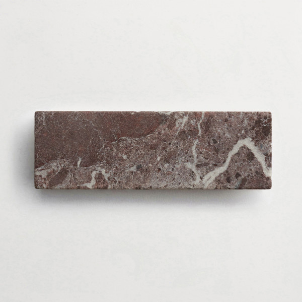 lapidary: girata | baguette | rosso italiano | tumbled 