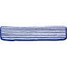 Hillyard, Trident®, 18"W, Microfiber, Blue/White, Hook & Loop, Finish Mop