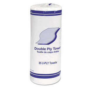GEN1797, GEN, 55.25ft Kitchen Roll Towel, 2 ply, White