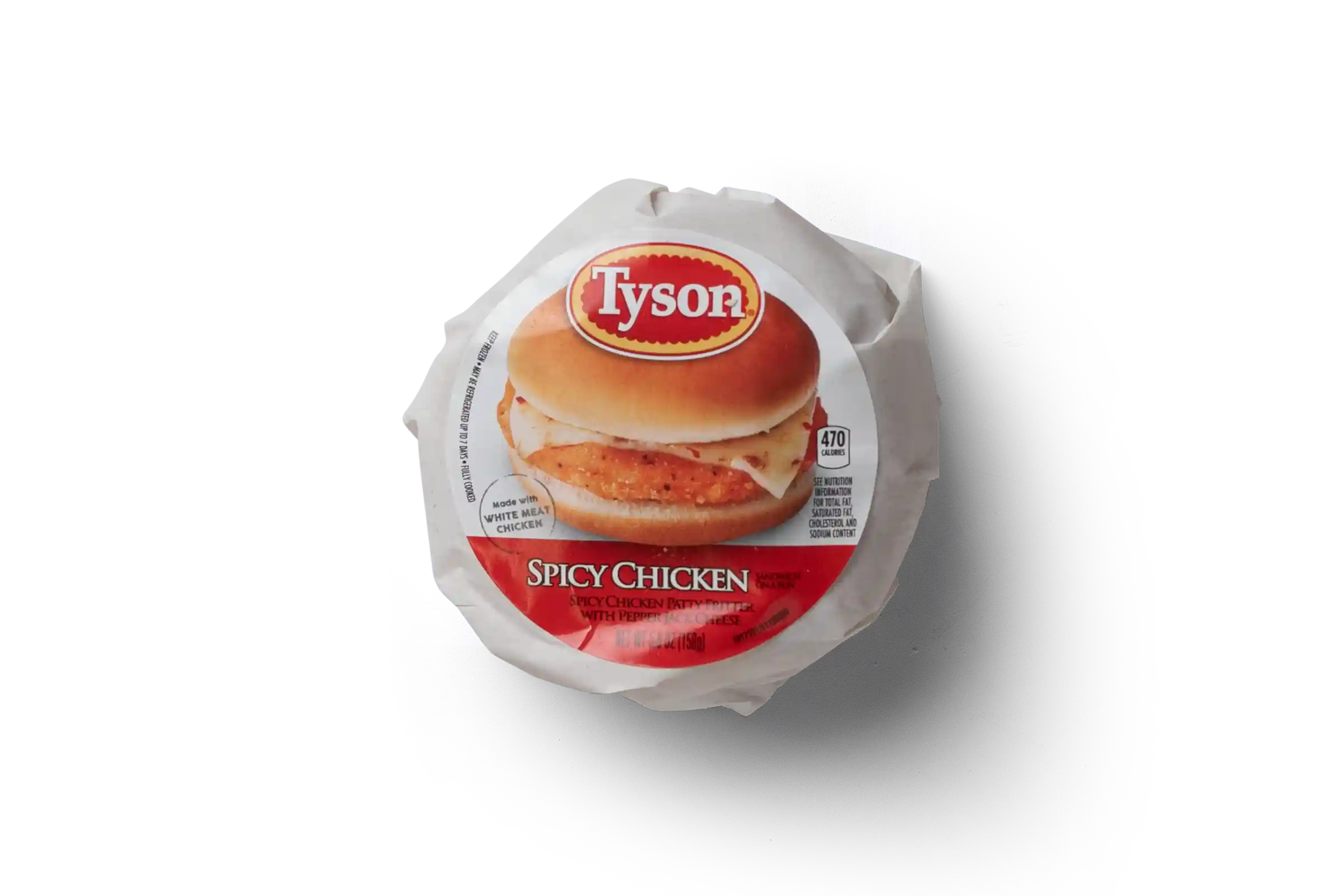 Tyson® Spicy Chicken Sandwich with Pepper Jack Cheese on a Bun_image_21