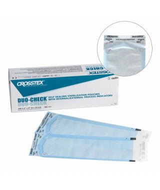 Duo-Check™ Self-Seal Sterilization Pouch, 12 x 15 Inch