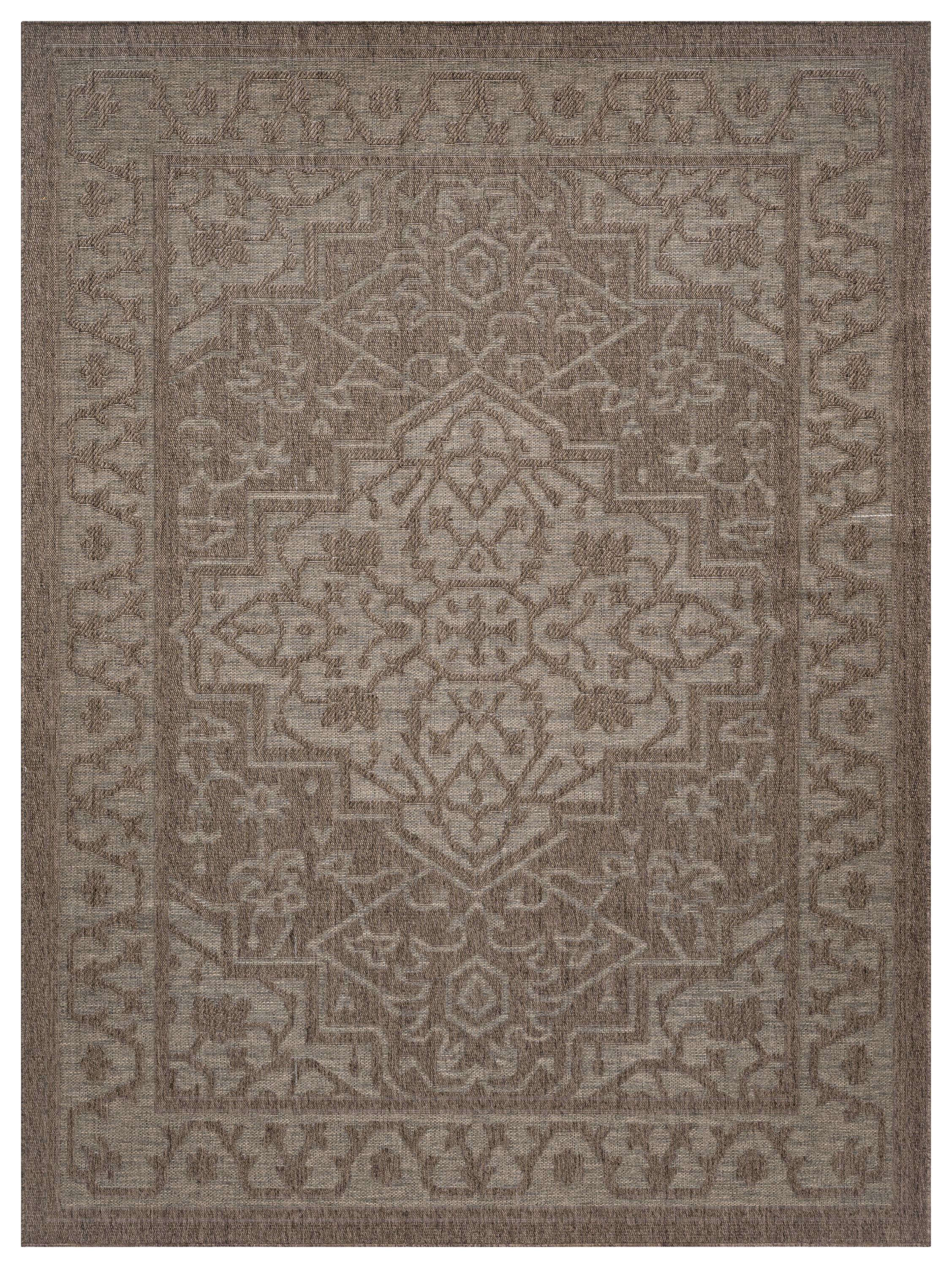 Nourison Tulum 10' x 14' Brown Outdoor Rug