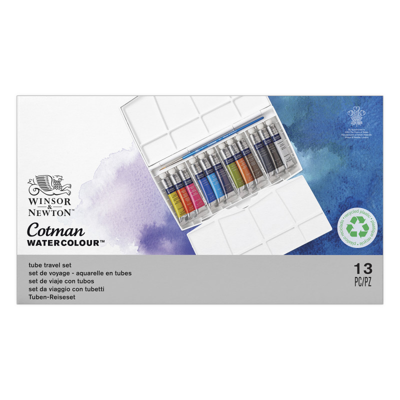 Cotman Watercolor Tube Travel Set, 12 Colors