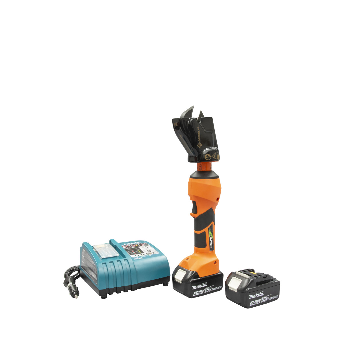 20 mm Insulated Cable Cutter with 12V Charger. 1000v Insulation. Brush guarded head - helps avoid accidental contact with conductors. Tri-insulation barrier - Provides three (3) layers of protection (Patent Pending). 360° Rotating head  - For improved agility in confined work spaces. Double -tap safety feature option -Prevents unintentional operation. Bluetooth® communication