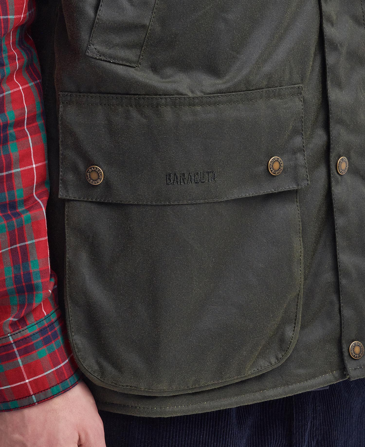Barbour x Baracuta Weste Oversized Waxed image number 5