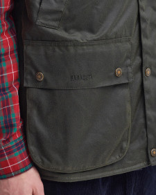 Barbour x Baracuta Weste Oversized Waxed 