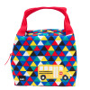 Grid Lock Purse Style Insulated Reusable Lunch Bag, Buses slideshow image 2 Grid Lock Purse Style Insulated Reusable Lunch Bag, Buses slideshow image 2